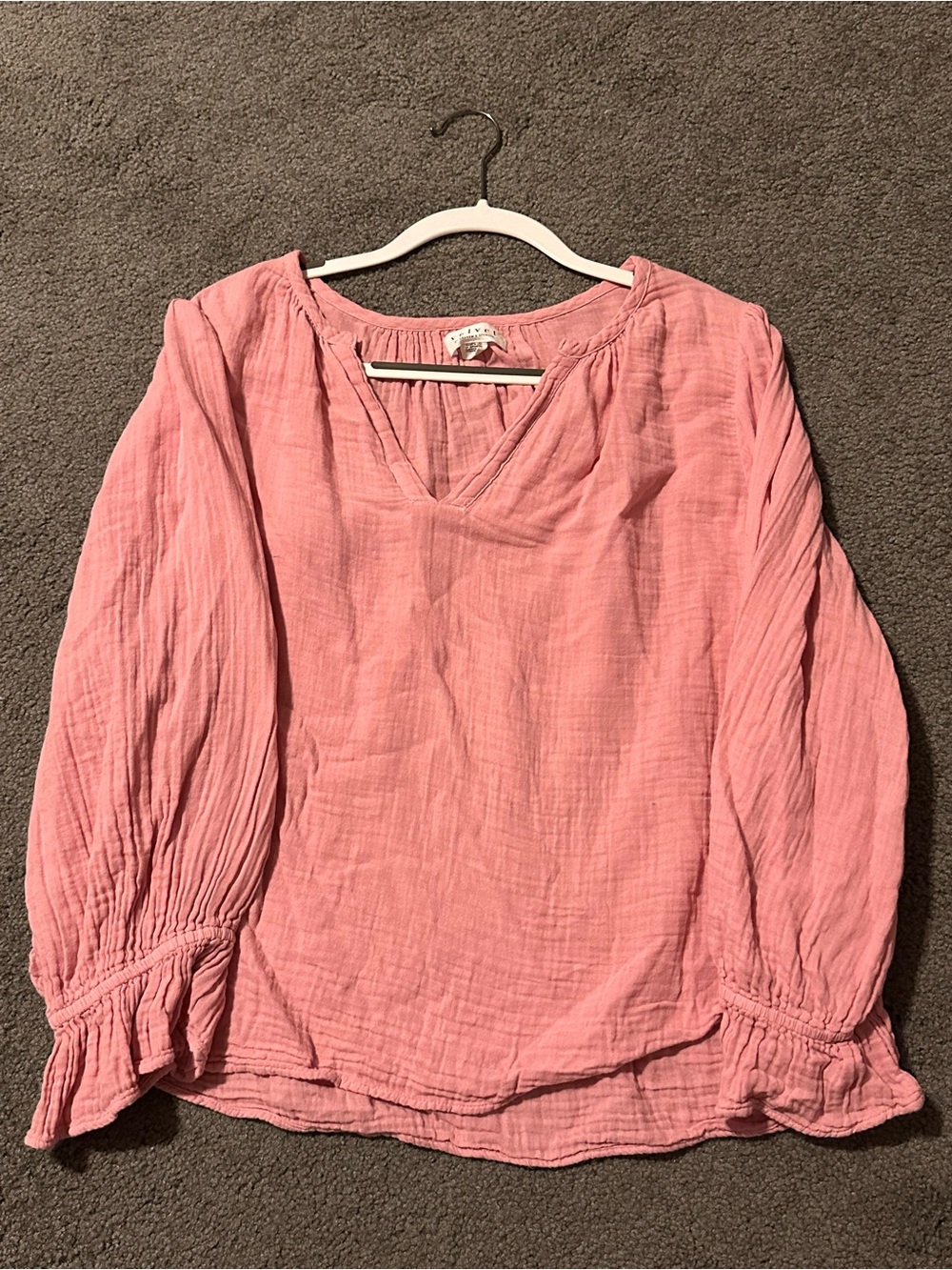 NWOT Dusty Pink Blouse